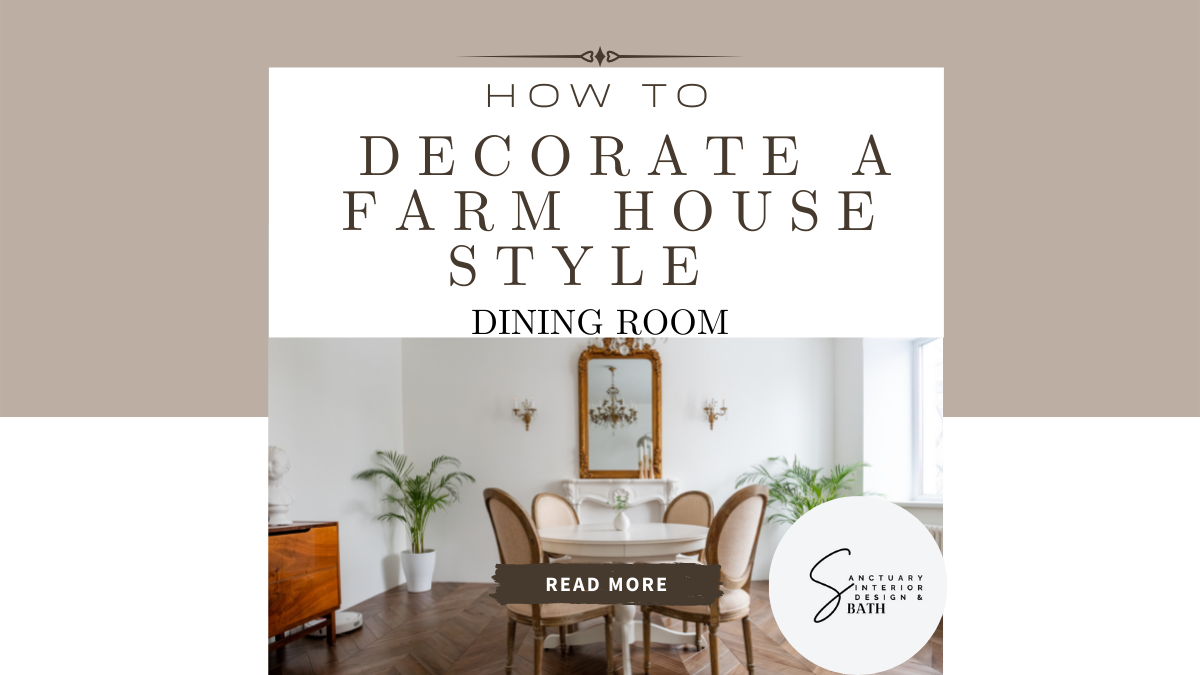 How to Decorate a Chic Farmhouse Style Dining Room Ideas