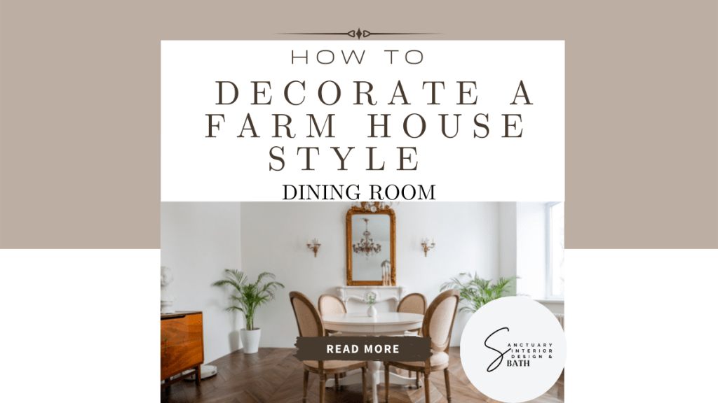How to Decorate a Chic Farmhouse Style Dining Room Ideas
